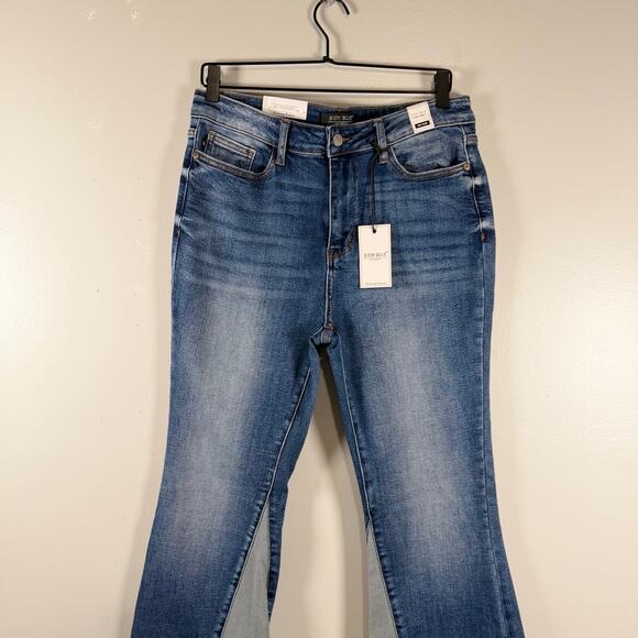 NWT Judy Blue Inseam Panel Flare Jeans Mid Rise Stretch Womens Size 11/30 - Picture 13 of 13